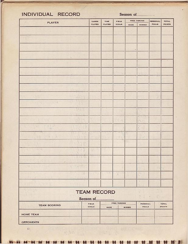 scorebook